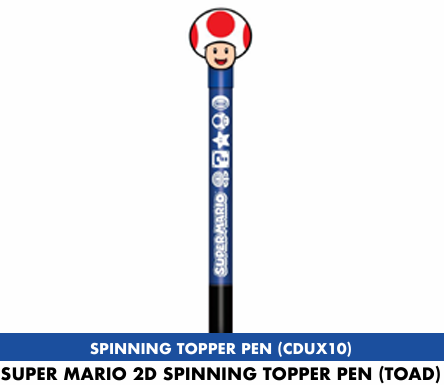 Précommande : SUPER MARIO - Toad - 2D Spinning Topper Pen