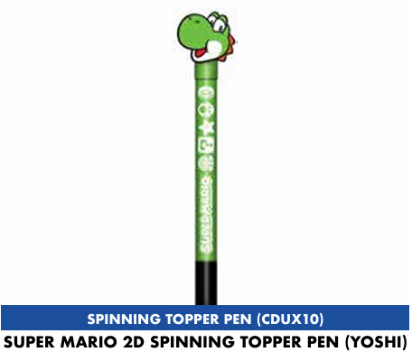 Précommande : SUPER MARIO - Yoshi - 2D Spinning Topper Pen
