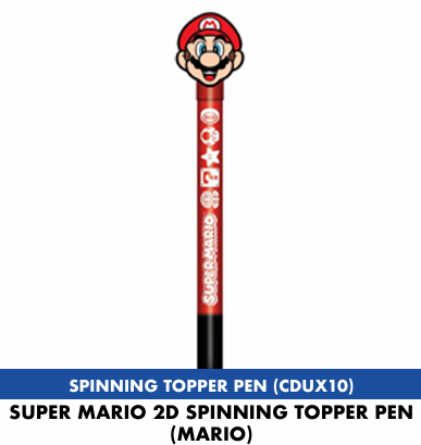 Précommande : SUPER MARIO - Mario - 2D Spinning Topper Pen