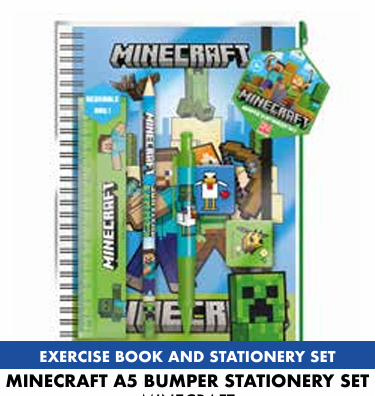 Précommande : MINECRAFT - A5 Bumper Stationary Set