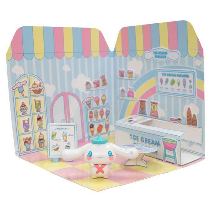 Précommande : HELLO KITTY - Cinnamoroll 6cm Sticker House Ice Cream Parlour