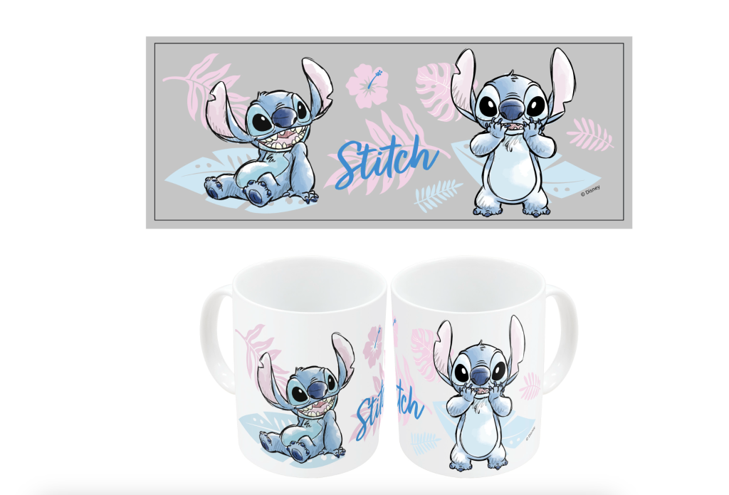 Précommande : STITCH - Watercolor - Mug céramique 325ml