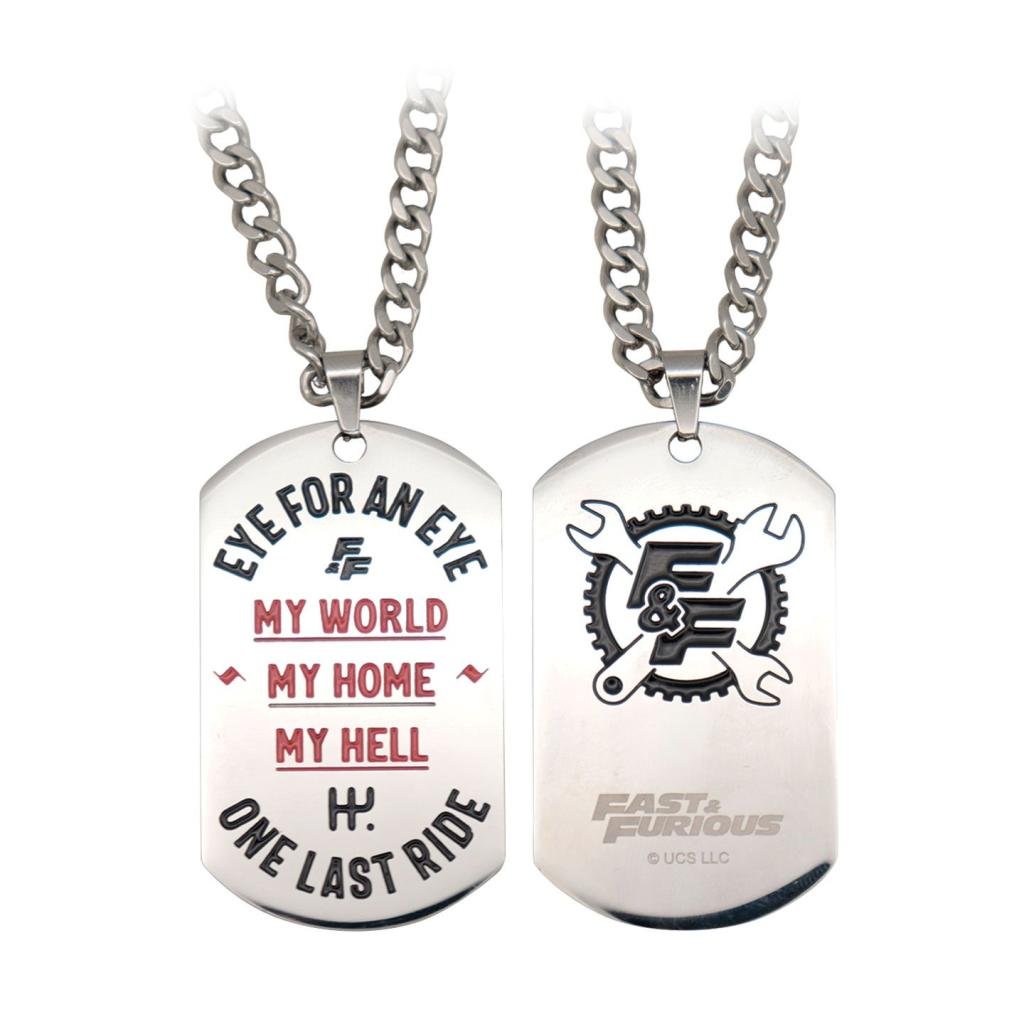 Précommande : FAST & FURIOUS - Stainless Steel Dog Tag Edition Limitée