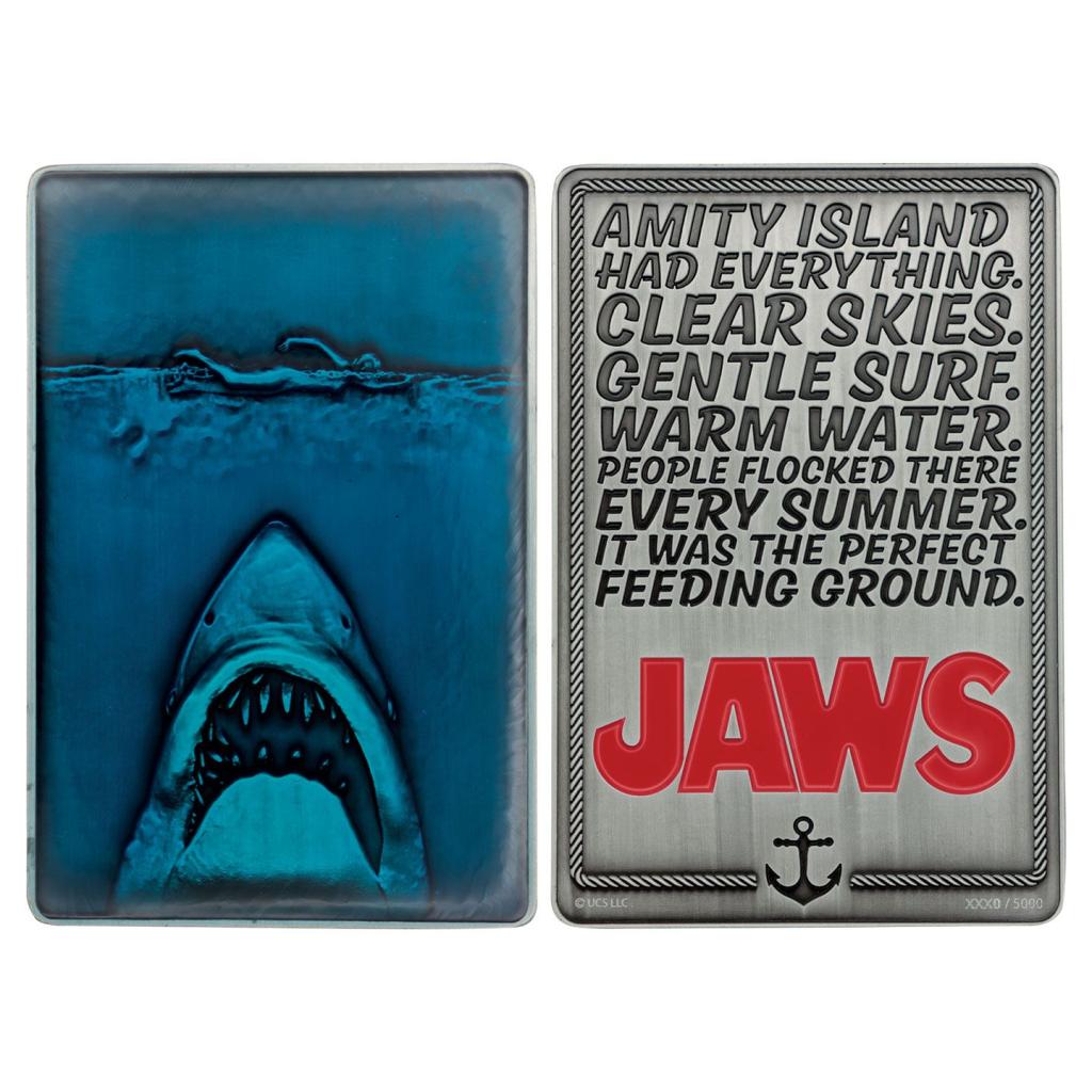 Précommande : LES DENTS DE LA MER 50EME ANNIV. - Poster - Lingot Edition Limitée
