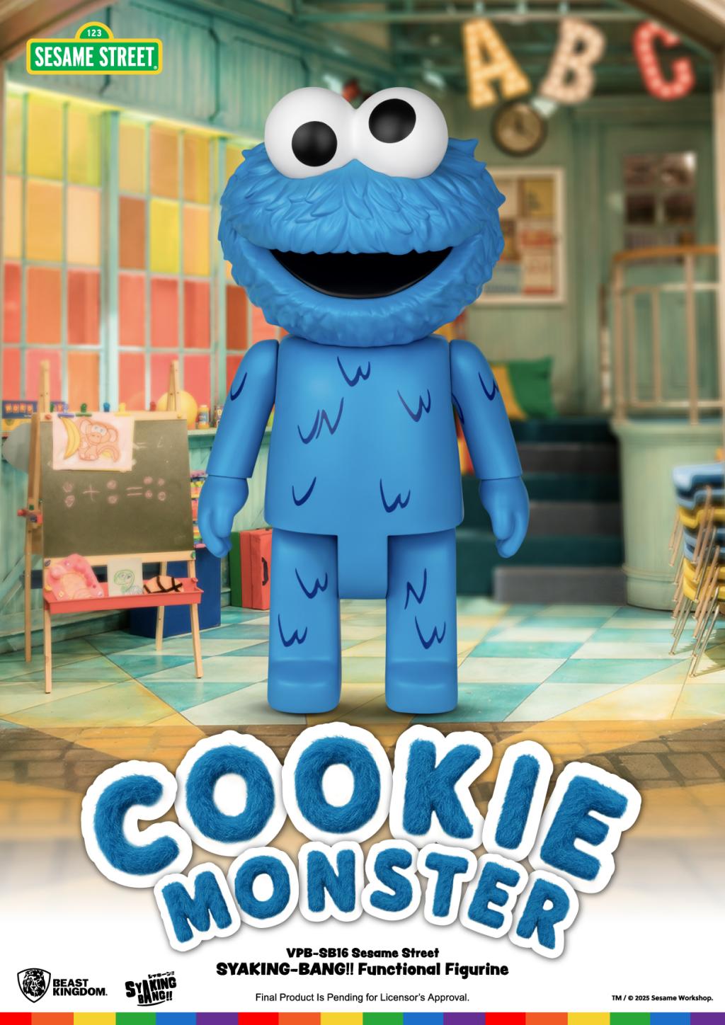 Précommande : SESAME STREET - Cookie Monster - Tirelire SYAKING-BANG 46.7cm