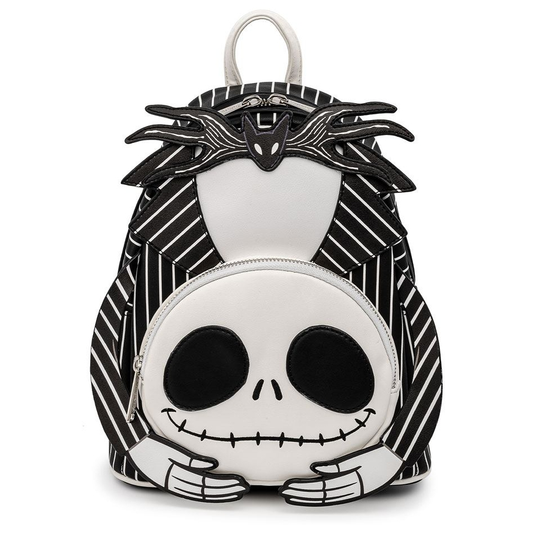 Précommande : NBX - Jack Skellington - Sac à dos LoungeFly '23x26.5x11.5'