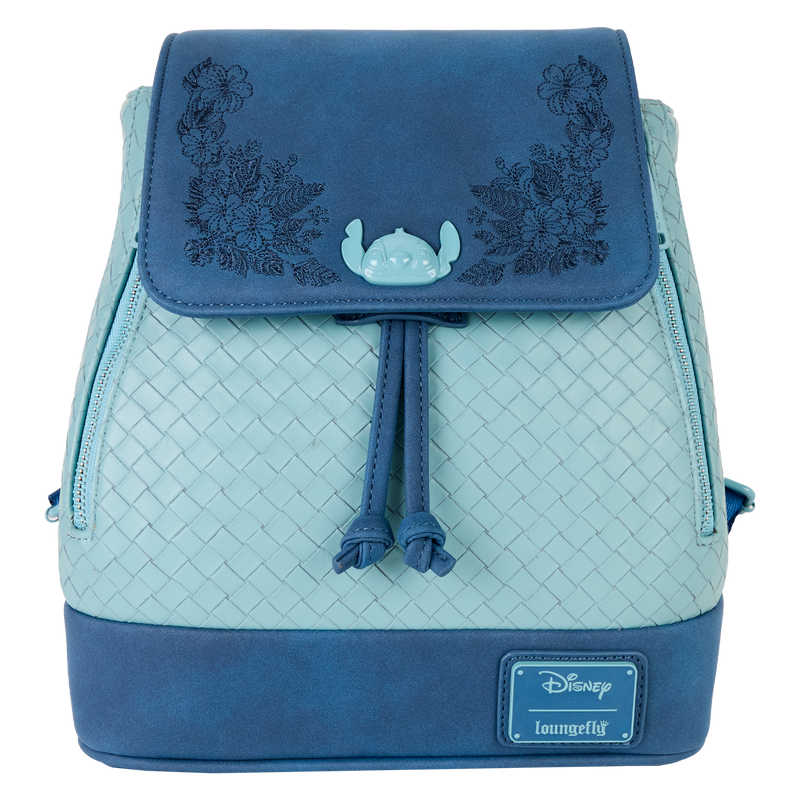 Précommande : DISNEY - Stitch "Embroidered" - Mini Sac à Dos LoungeFly