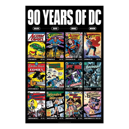 Précommande : DC COMICS - 90 Years - Art Print - Edition Limitée