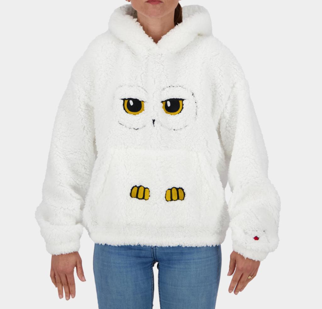 Précommande : HARRY POTTER - Hedwige - Pull à Capuche Teddy pour Femme (XS)