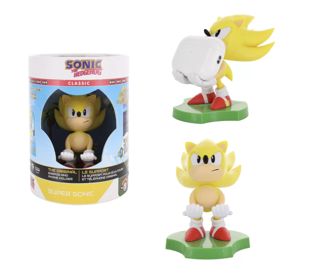 Précommande : SONIC - Super Sonic - Support Manette & Portable 'Holdem' - 11cm