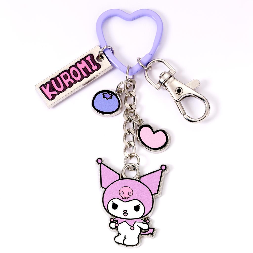 Précommande : KUROMI - Myrtille - Porte-Clés avec Charmes