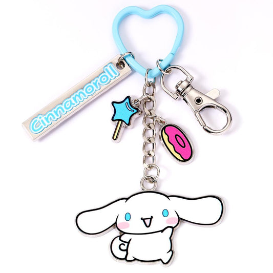 Précommande : HELLO KITTY - Cinnamoroll - Porte-Clés avec Charmes