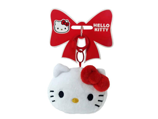 Précommande : HELLO KITTY - Head - Purple - Mini Porte-clés Peluche