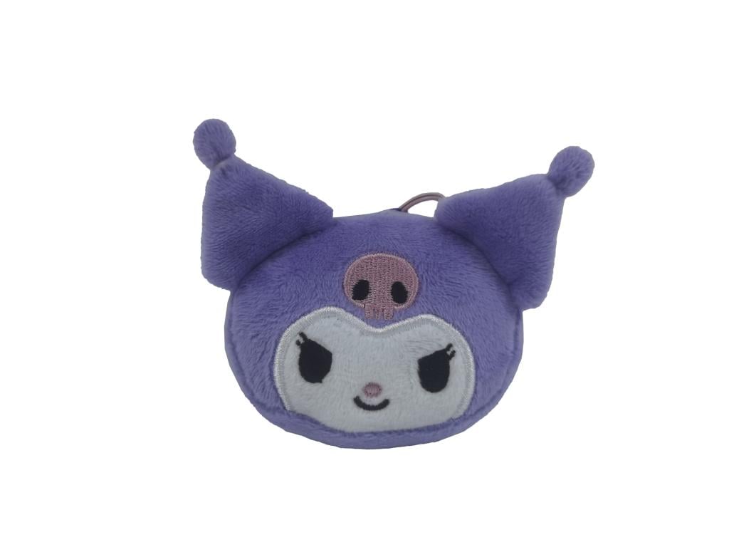 Précommande : KUROMI - Head - Purple - Mini Porte-clés Peluche