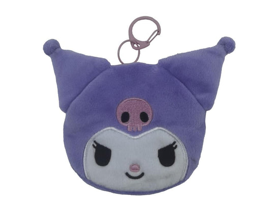 Précommande : KUROMI - Head - Purple - Portemonnaie Peluche