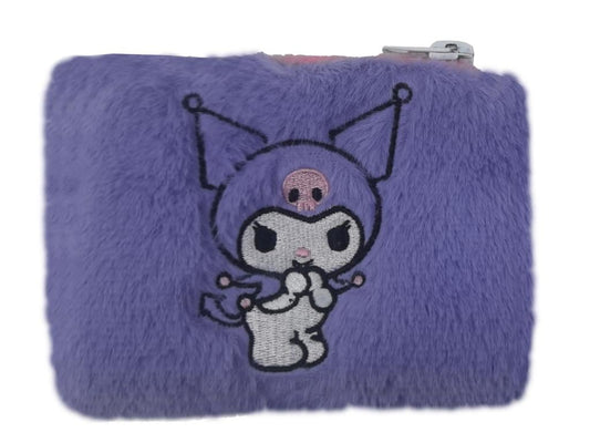 Précommande : KUROMI - Purple - Portemonnaie Peluche