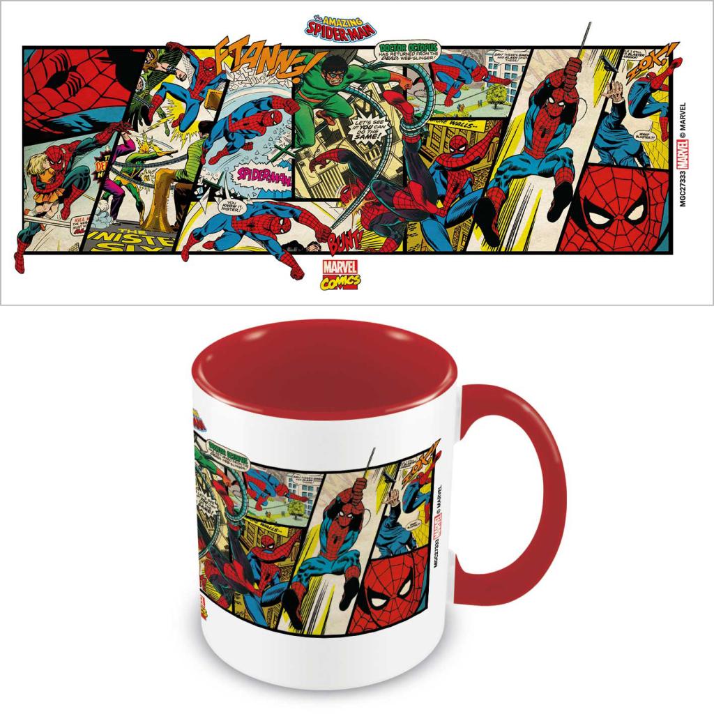 Précommande : SPIDERMAN - Comics - Mug Intérieur Coloré 325ml