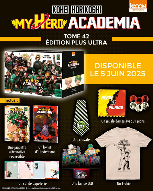 Précommande : MY HERO ACADEMIA - Tome 42 - PLUS ULTRA COLLECTOR