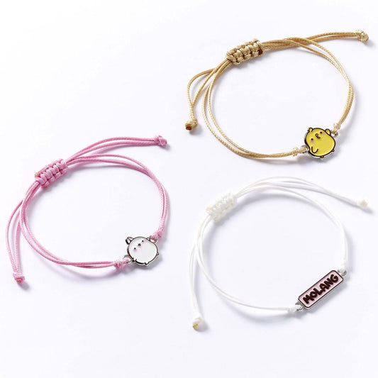 Précommande : MOLANG & Piu Piu - Set de 3 Bracelets de l'Amitité