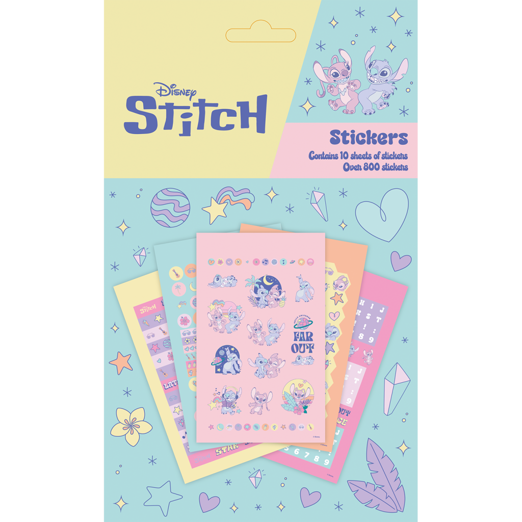 Précommande : STITCH & ANGEL - Space Rocks - Pack de Stickers 800pc