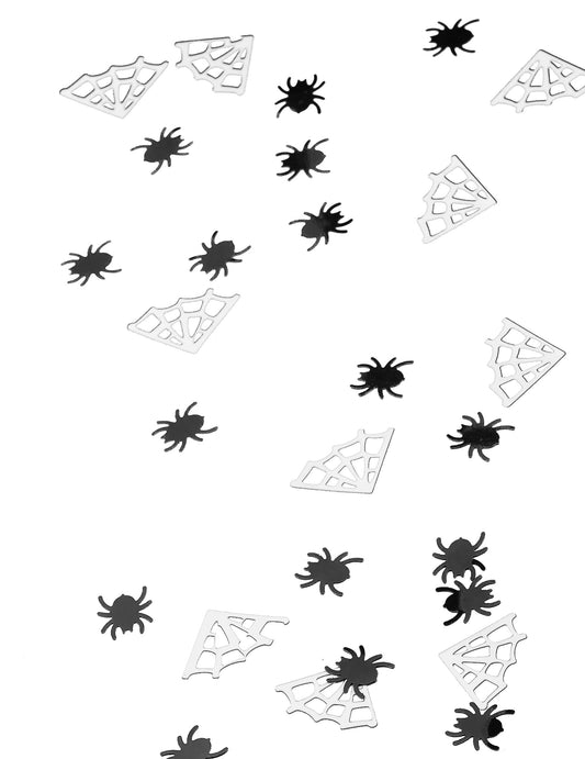 confettis de table araignée et toile