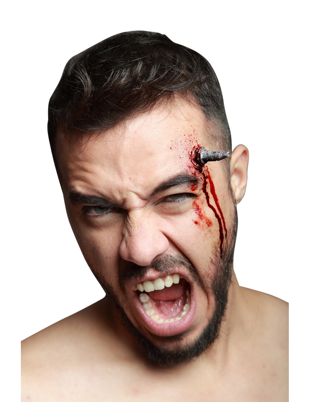 cicatrice vis tête halloween modele 2