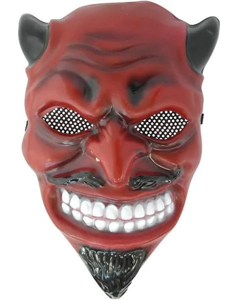 masque diable plastique adulte halloween