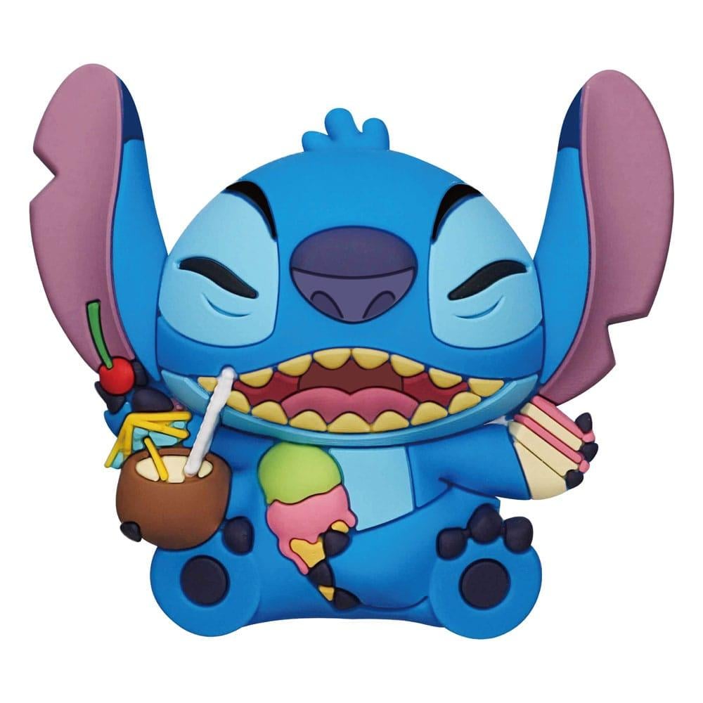 Précommande : LILO & STITCH - Stitch with food - Aimant à collectionner en mousse 3D