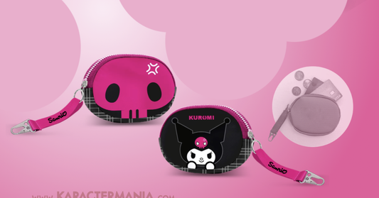 Précommande : KUROMI - Skull - Porte-Monnaie Pill '12x11x2cm'
