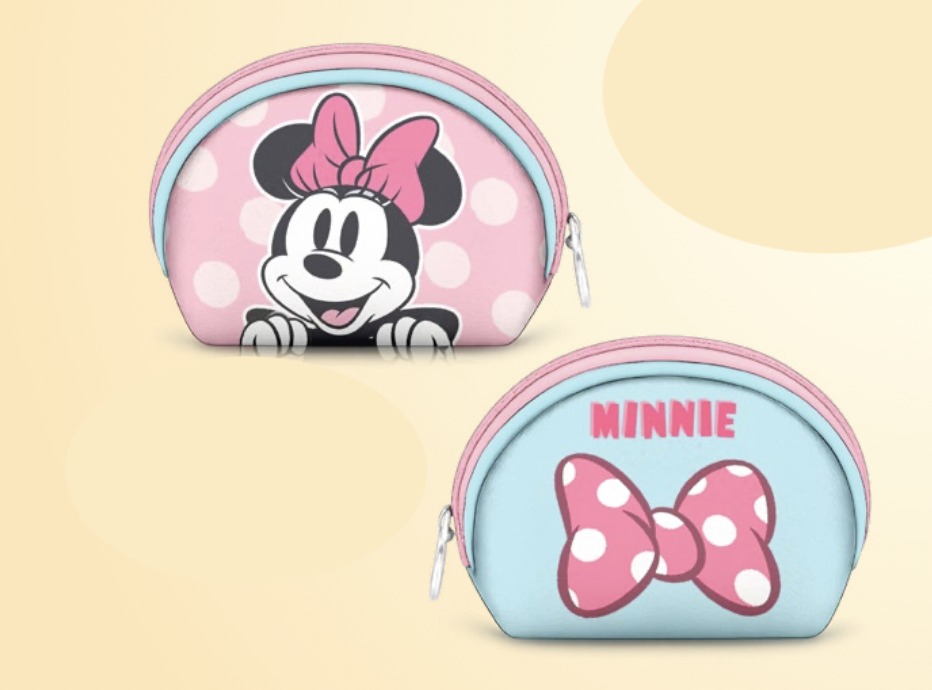 Précommande : MINNIE - Noeud - Porte-Monnaie Oval '12x9x4,5cm'
