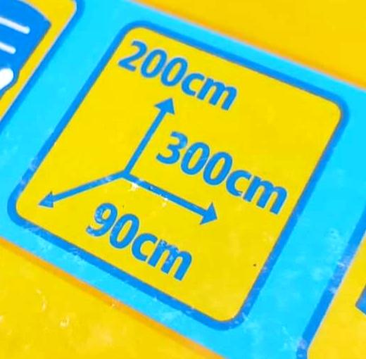 But foot exterieur métalique 2m x 3m x 90cm