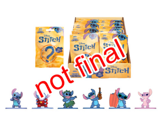 Précommande : STITCH - Display Figurines Nano Mystery 6 Assortiments - 24pc