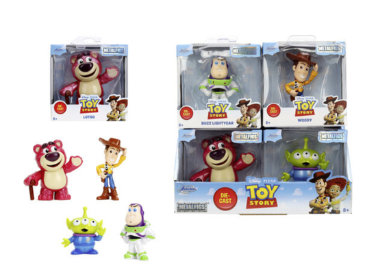 Précommande : TOY STORY - Display de Figurines 6cm - 4 Modèles - 12pc - Wave 1
