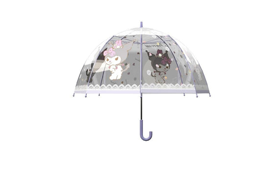 Précommande : KUROMI - Parapluie Transparent Manuel 48 cm