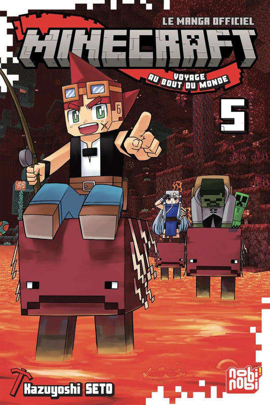 Précommande : MINECRAFT - Le manga officiel - Voyage au bout du monde - Tome 5