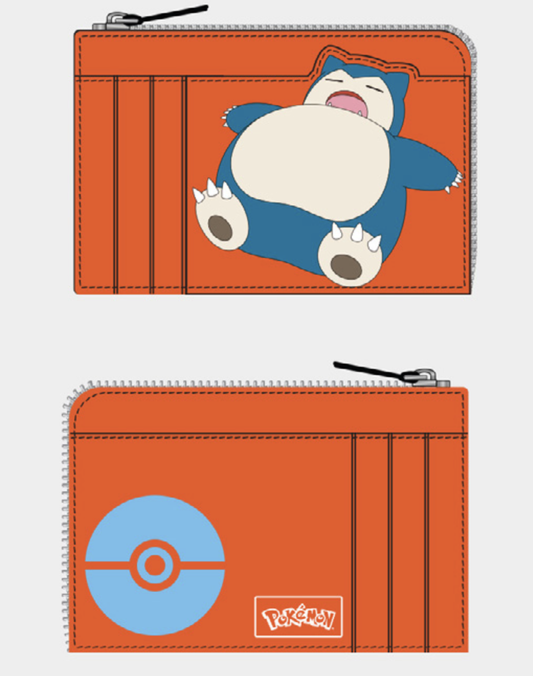 Précommande : POKEMON - Ronflex - Porte-Cartes Orange