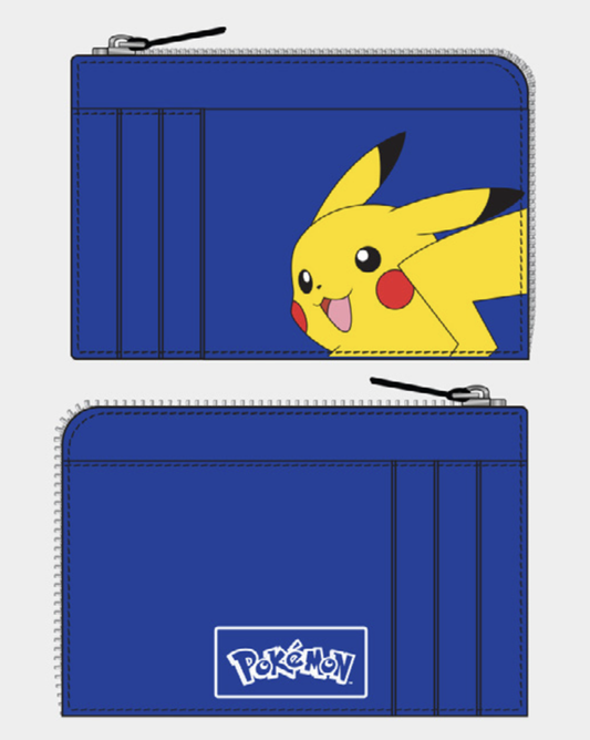 Précommande : POKEMON - Pikachu - Porte-Cartes Bleu