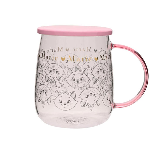 Précommande : DISNEY - Marie - Mug en Verre avec Couvercle 540ml