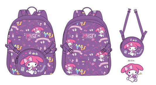 Précommande : MY MELODY - Must - Sac à dos + un mini sac détachable
