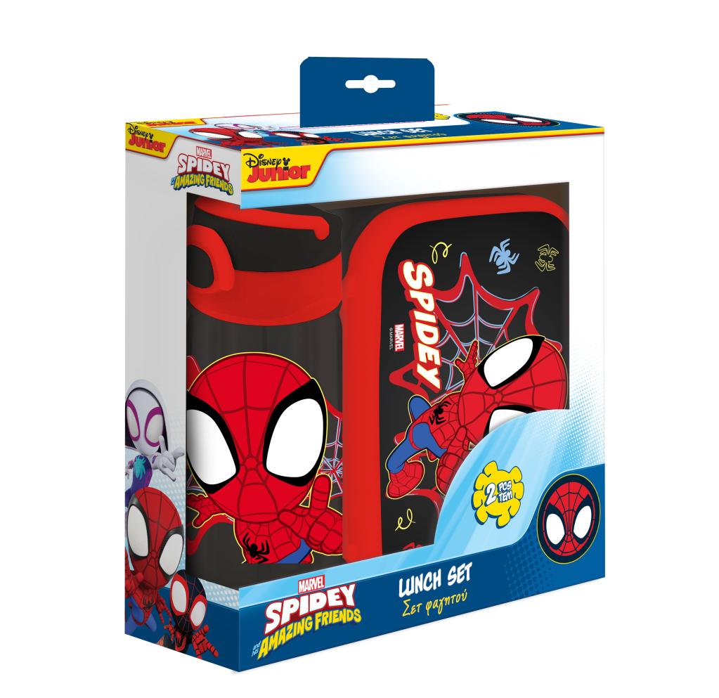 Précommande : SPIDER-MAN - Set Boite à Tartines + Bouteille en Aluminium 500ml