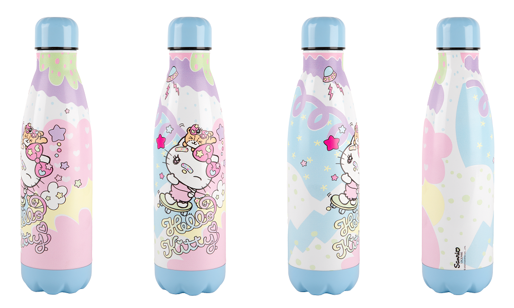 Précommande : HELLO KITTY - Harajuko - Bouteille en Acier Inoxydable 500ml