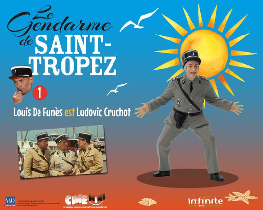 Précommande : LE GENDARME DE SAINT-TROPEZ - Ludovic Cruchot - Figurine 10cm