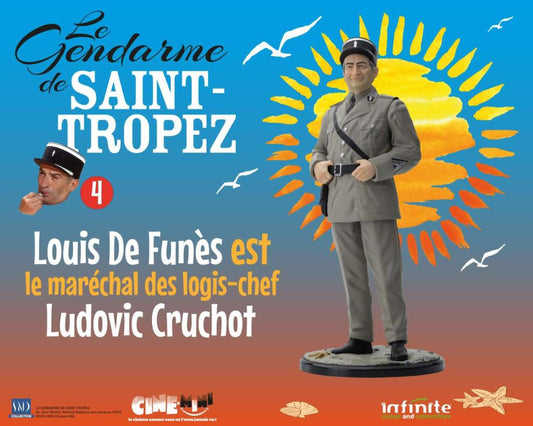 Précommande : LE GENDARME DE SAINT-TROPEZ - Ludovic Cruchot - Figurine 16cm