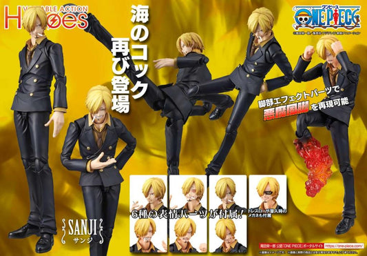 Précommande : ONE PIECE - Sanji - Viarable Action Heroes 18cm