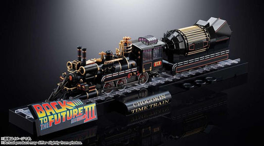 Précommande : RETOUR VERS LE FUTUR - Time Train Chogokin - Statuette 56cm