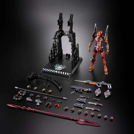 Précommande : EVANGELION - EVA-02 + Lance de Cassius - Figure Metal Build 30th 22cm