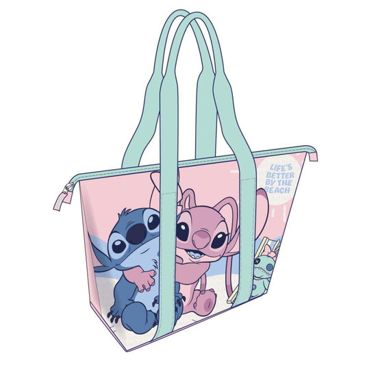 Précommande : STITCH & ANGEL - Sac de Plage - 47x33x15cm