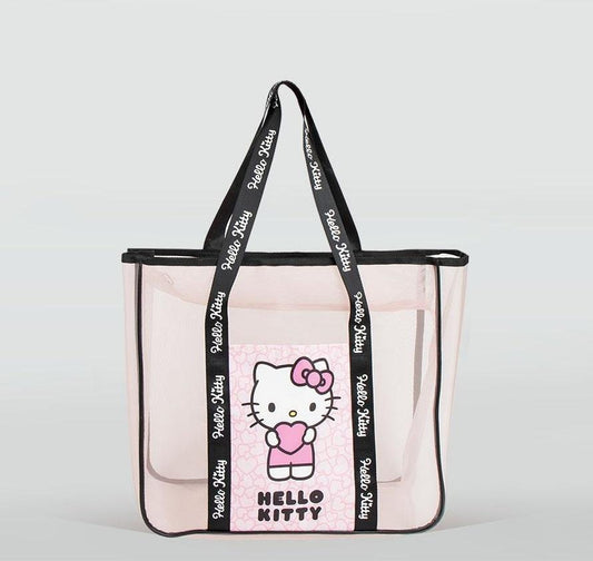 Précommande : HELLO KITTY - Rose - Sac de Plage Premium '62x39x20cm'