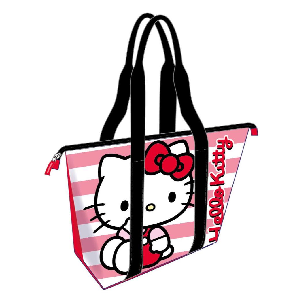 Précommande : HELLO KITTY - Rouge - Sac de Plage 47x33x15cm