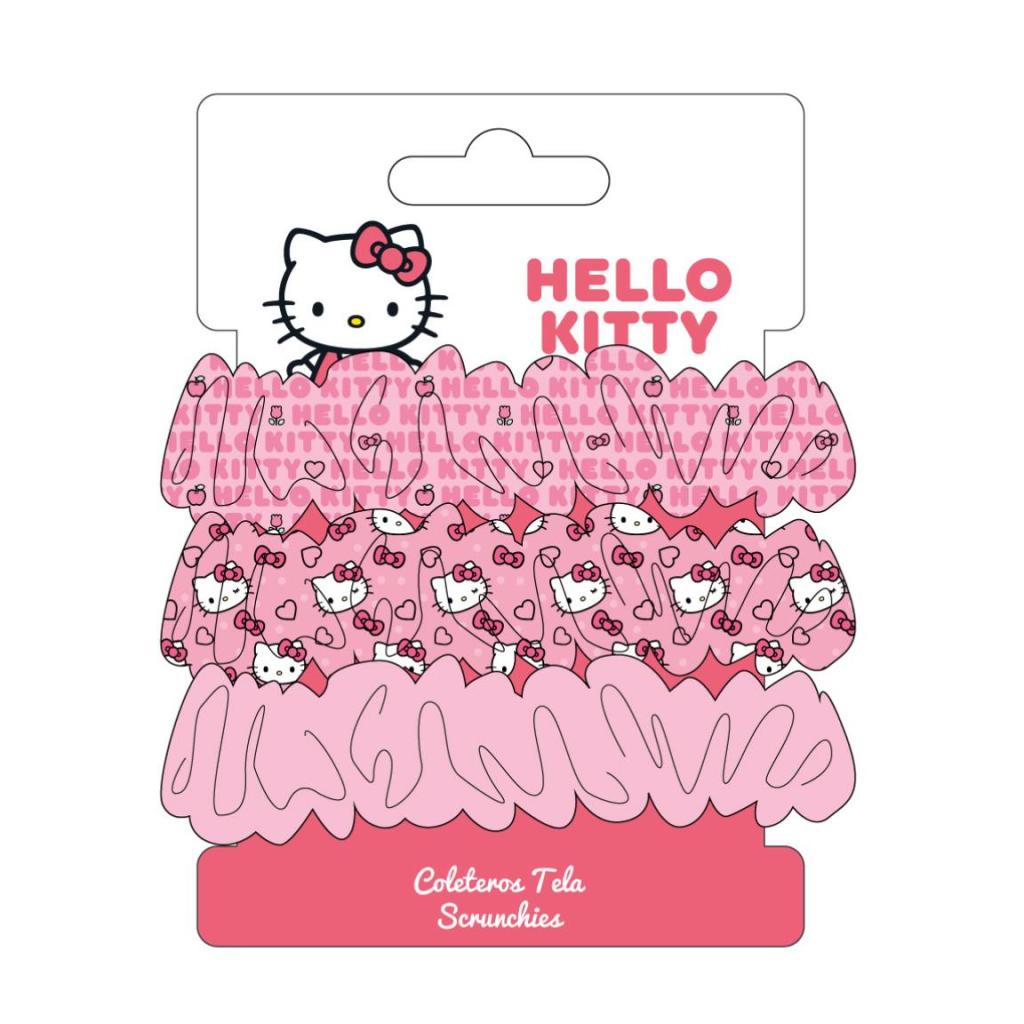 Précommande : HELLO KITTY - Accessoires Cheveux "Chouchou" 3x